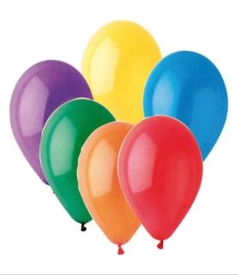 Ballons à gonfler multicolores / 100