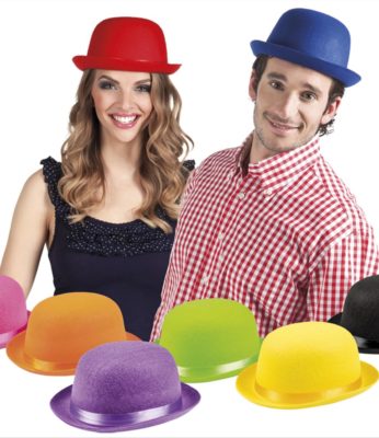 Chapeau boule de couleur