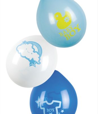 Set de 6 ballons à gonfler Baby Boy