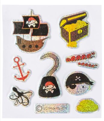 Set de 100 stickers Pirate