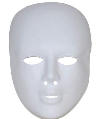 Masque blanc Entier