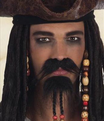 Moustache et barbe Pirate