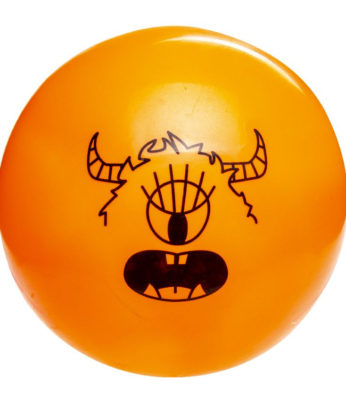 Ballon 23 cm Visage de monstre