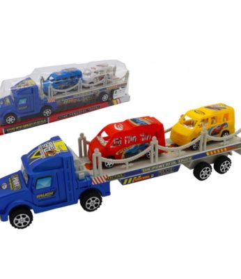 Camion de transport 30 cm et 2 voitures