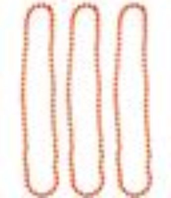 set de 3 colliers de perles Orange